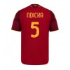 AS Roma Evan Ndicka #5 Hjemmedrakt 2026-27 Kortermet